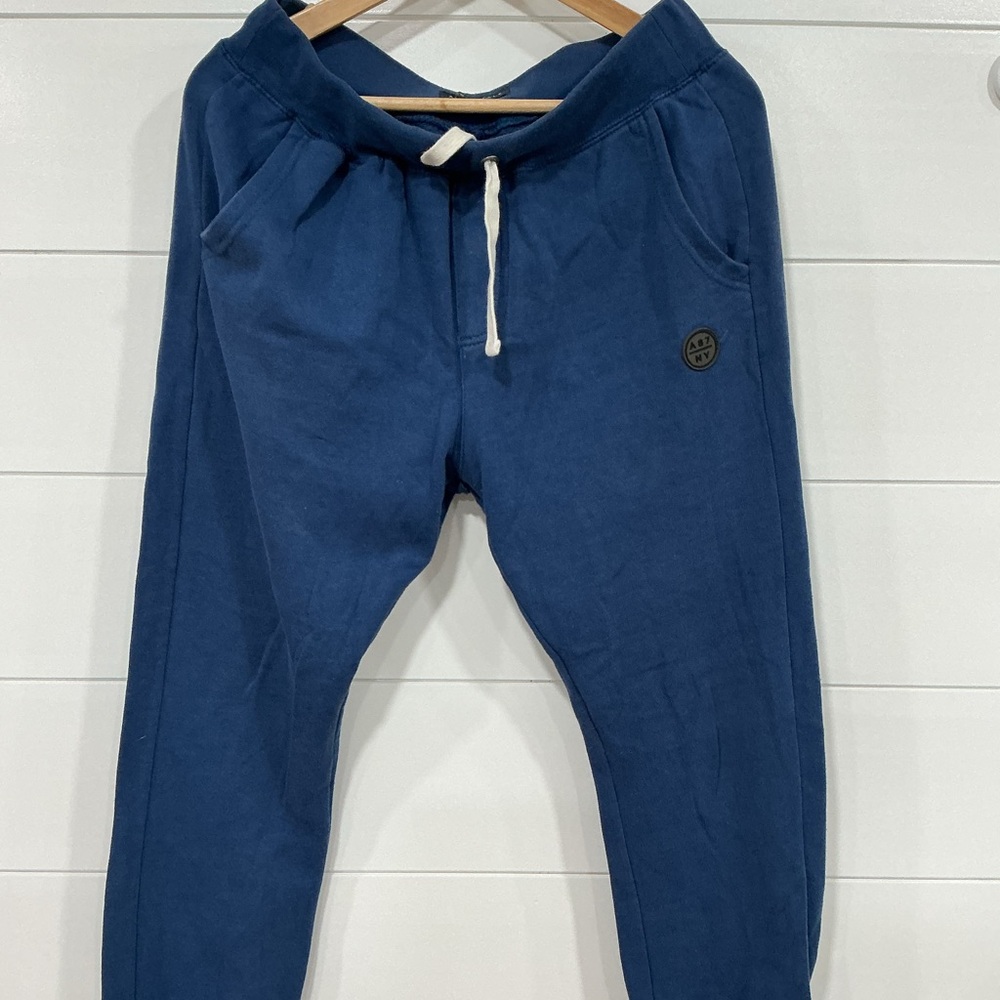 Aeropostale Navy Blue Drawstring Joggers